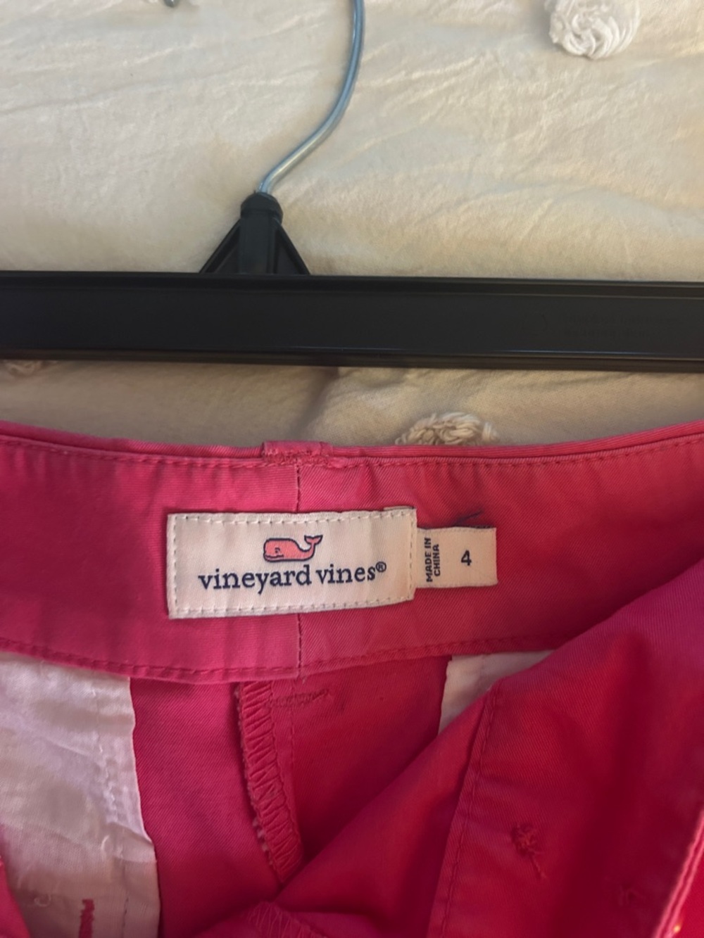 Vineyard Vines shorts size 4, excellent condition, vibrant pink, see dimensions
